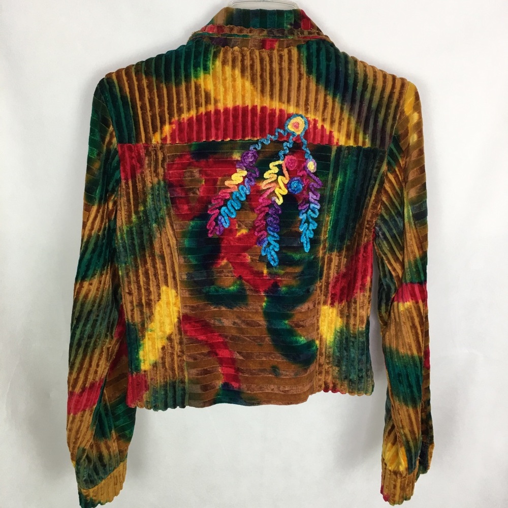 Velvet Multi Color Jacket - Picture 2 of 6